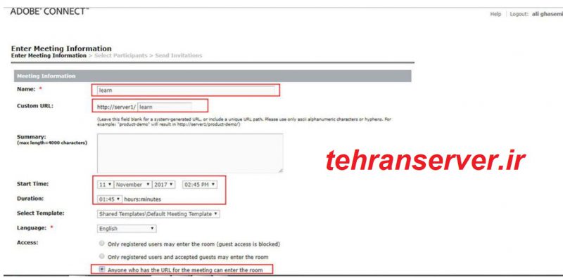 آموزش راه اندازی Adobe Connect