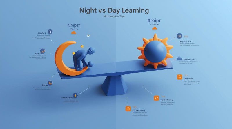 بهترین زمان برای یادگیری شب یا روز؟