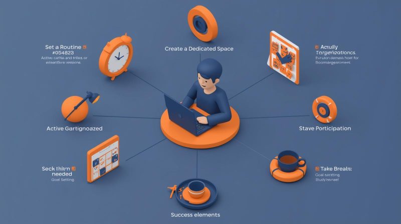 ۶ نکته برای موفقیت دانش آموزان در مدارس آنلاین