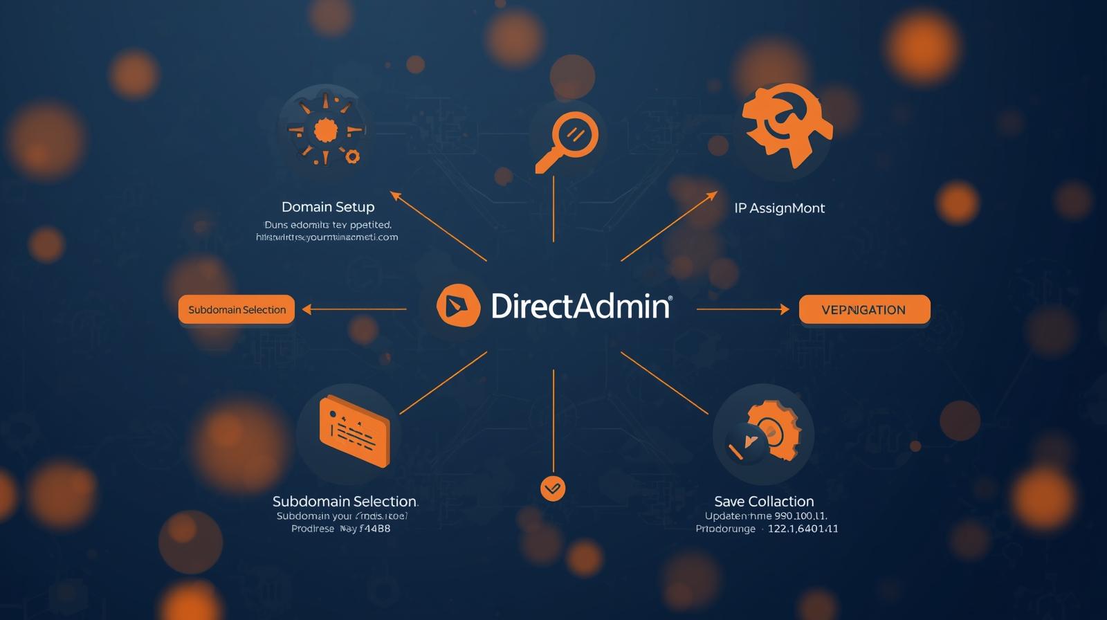 ست کردن ip روی ساب دامین