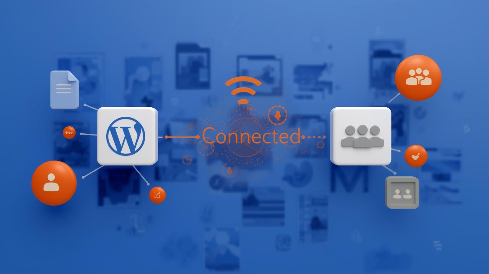 اتصال کلاس مجازی بیگ بلو باتن به وردپرس