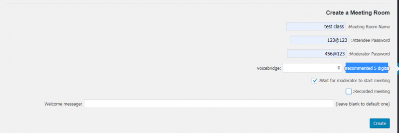 اتصال کلاس مجازی بیگ بلو باتن به وردپرس