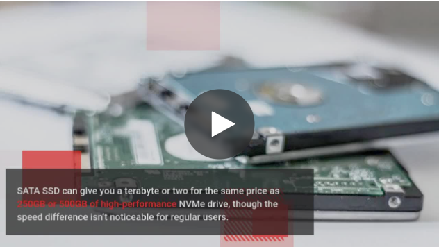 مقایسه هارد NVMe vs SSD  