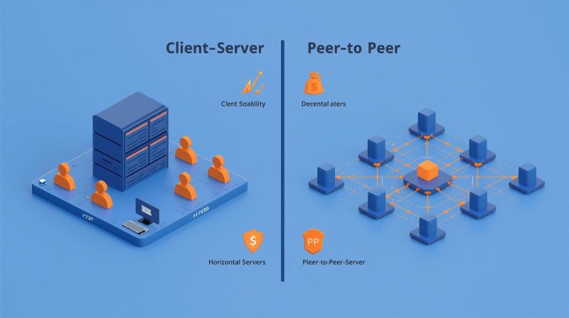 مقایسه شبکه  Client-Serve  و Peer-to-Peer