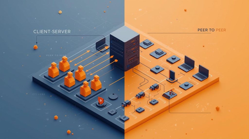 مقایسه شبکه  Client-Serve  و Peer-to-Peer