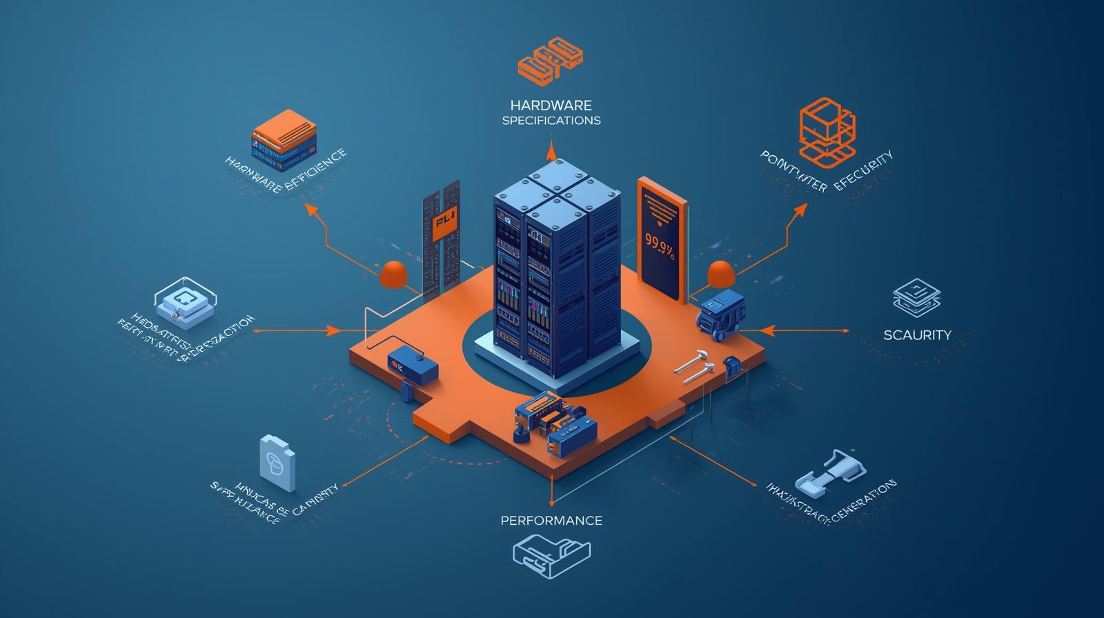 ارزیابی خصوصیات بدنی دیتاسنتر سرور اختصاصی