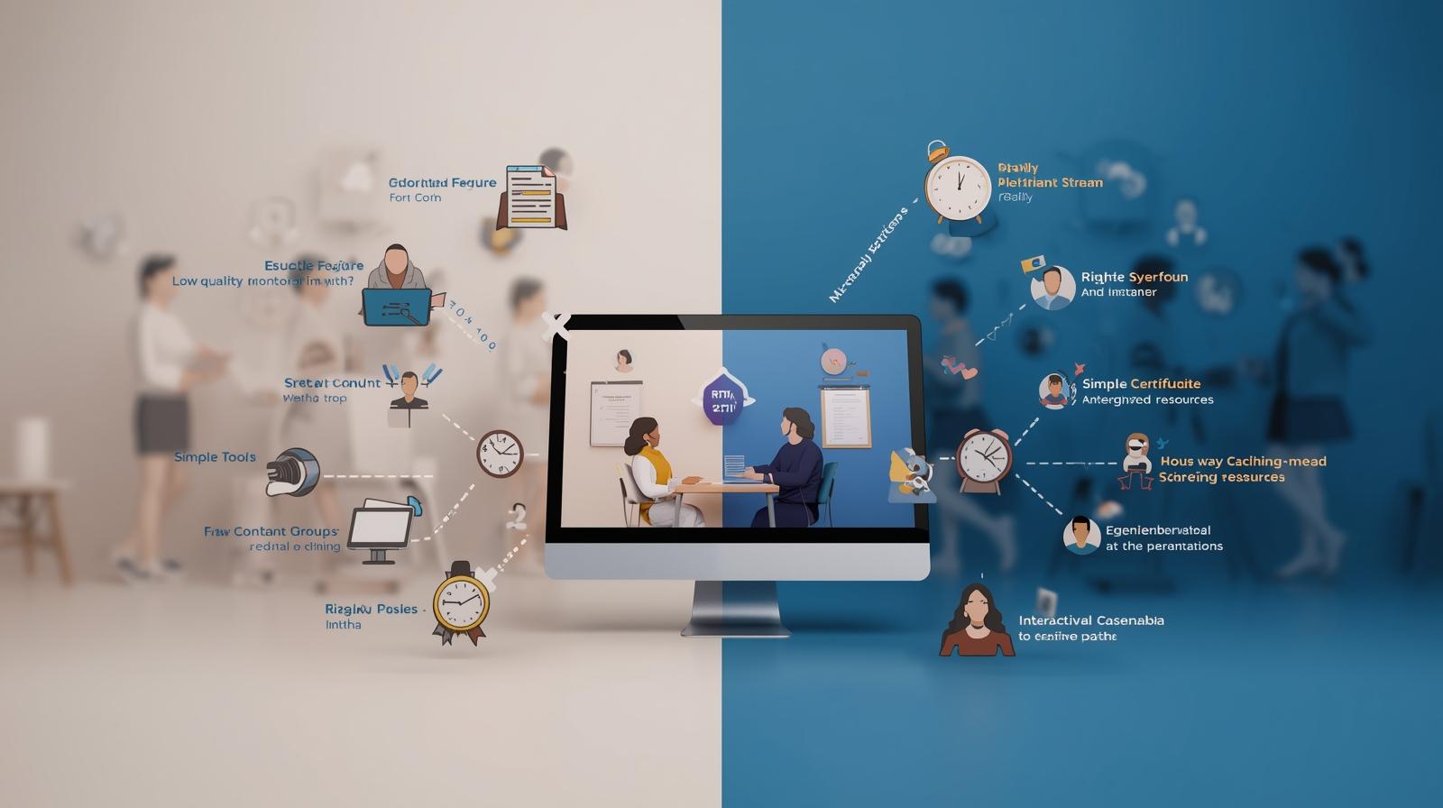 ۷ باور اشتباه درباره کلاس های اموزش مجازی