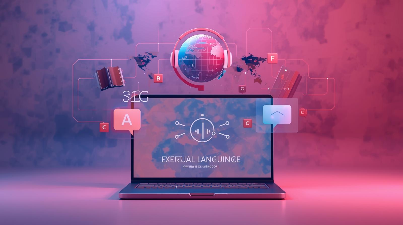 کلاس مجازی زبان