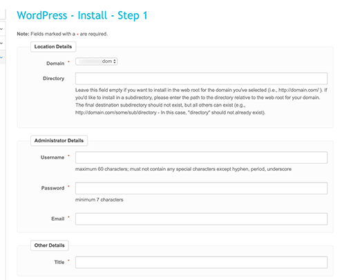 نحوه نصب وردپرس با استفاده از Fantastico