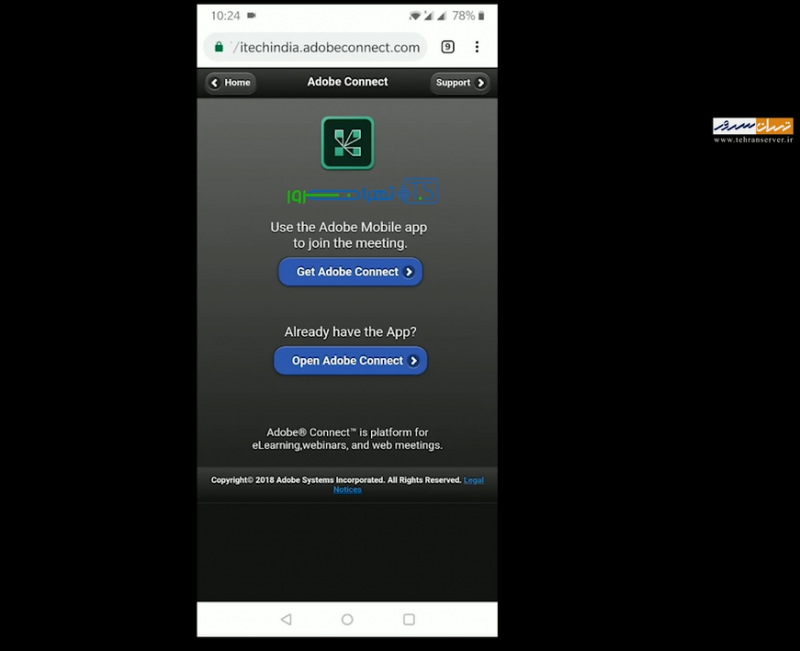 ورود و نصب ادوب کانکت در موبایل