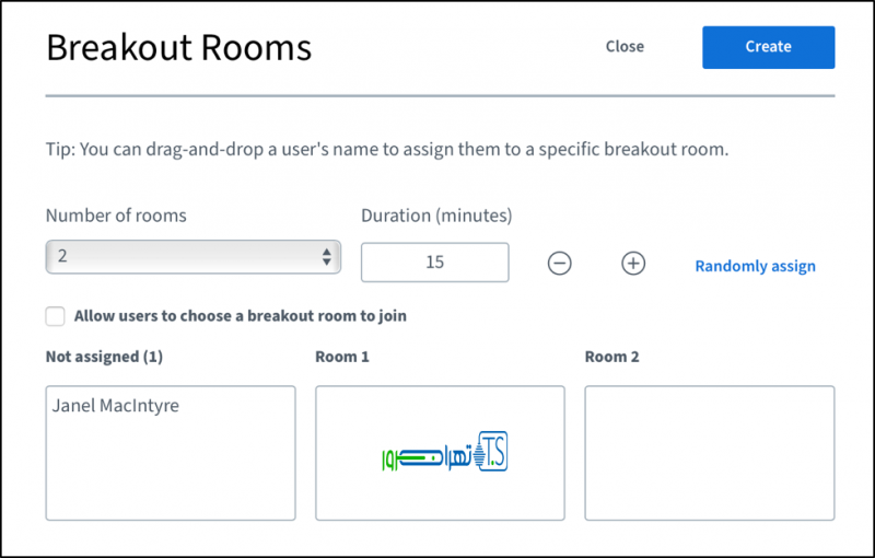  اتاق های برک آوت در بیگ بلوباتن