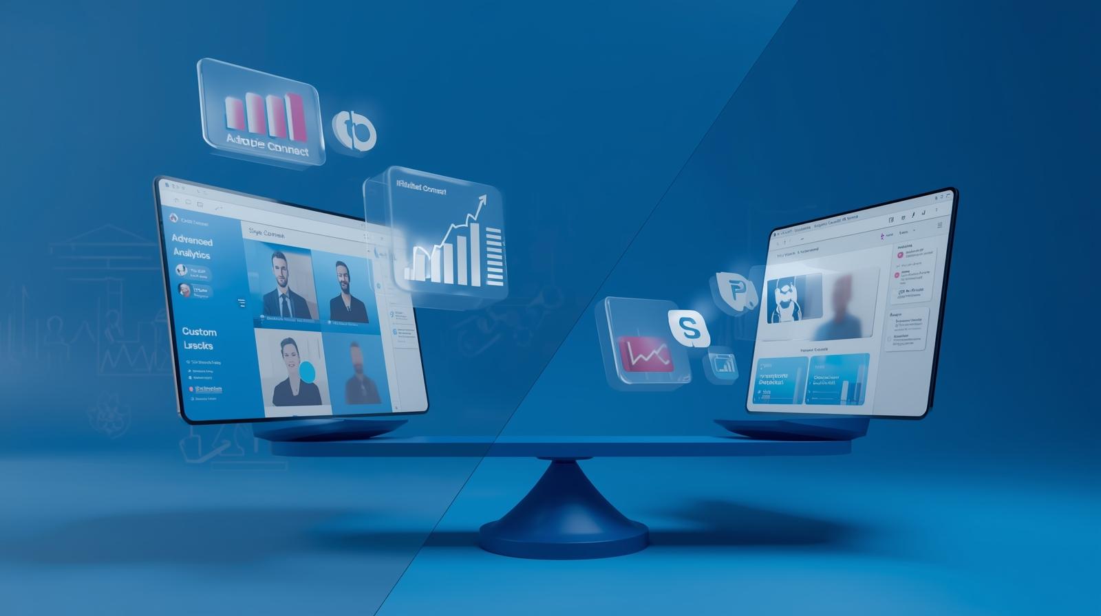 تفاوت کلاس مجازی ادوب کانکت با پیام رسان اسکایپ