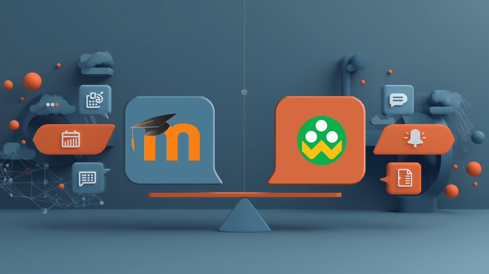 LMS مودل یا پیام رسان شاد؟