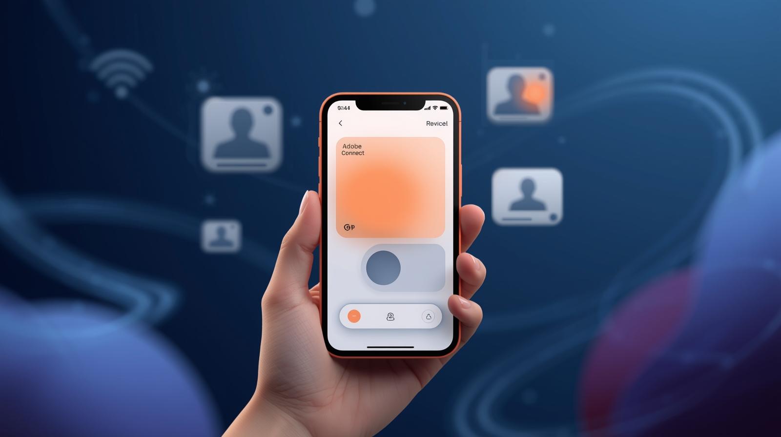 شرکت در کلاس مجازی ادوب کانکت با iPhone یا iPad