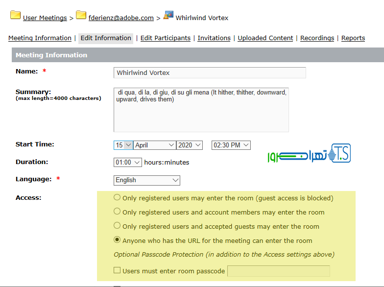 کلاس مجازی ادوب کانکت