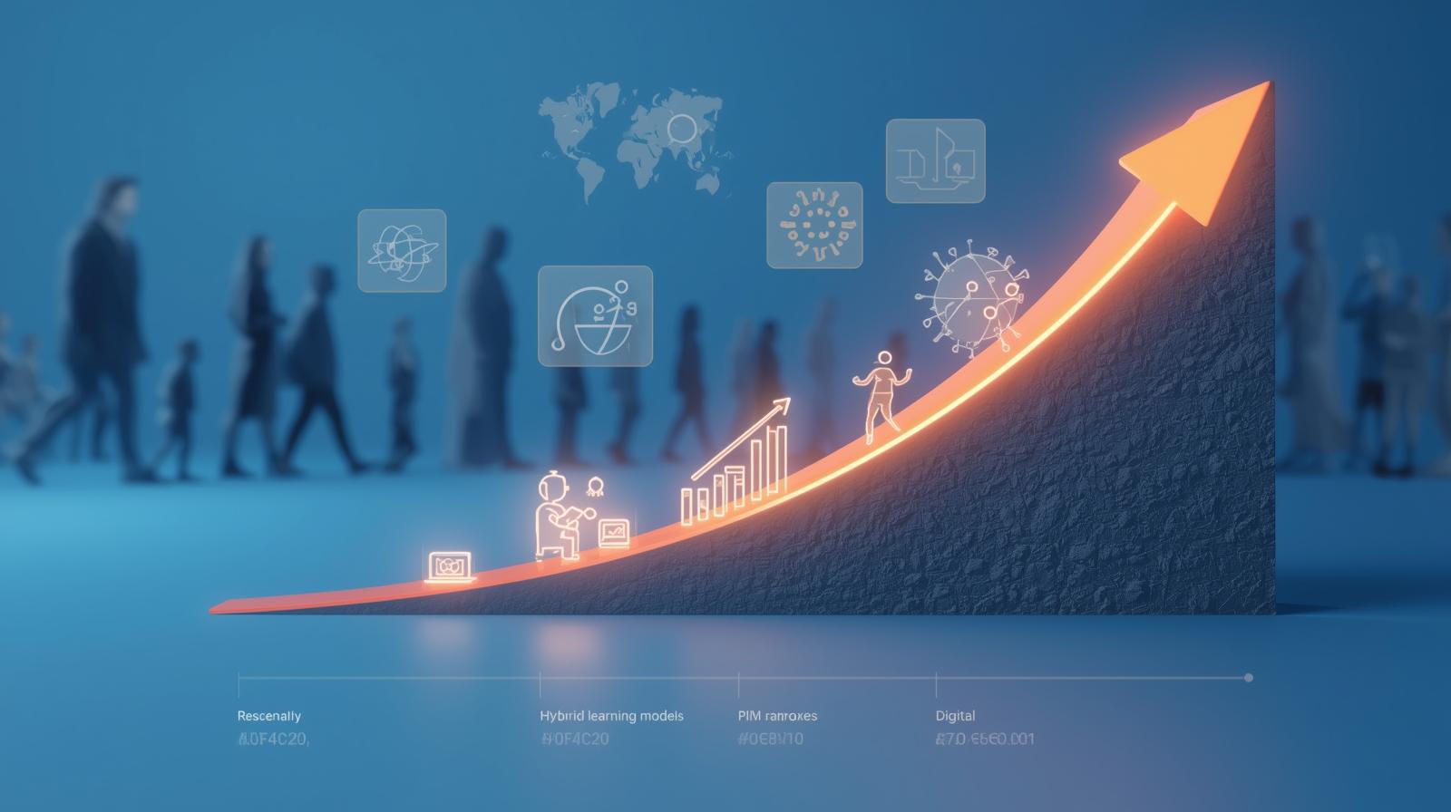 بررسی روند تقاضای کلاس مجازی از گذشته تا به امروز