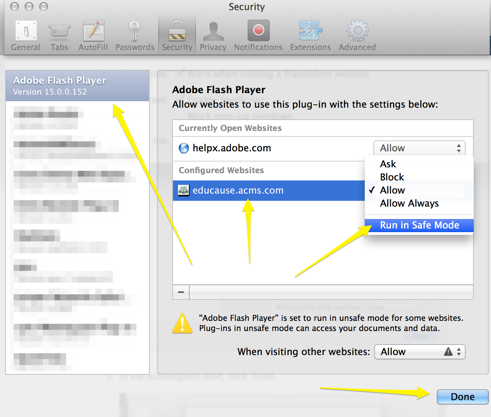 تنظیمات MAC برای کلاس مجازی Adobe Connect