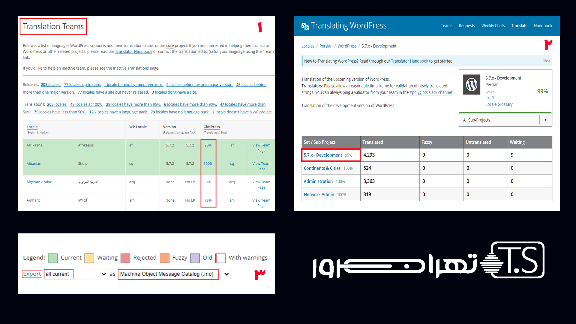 خروجی گرفتن زبان دلخواه وردپرس به صورت دستی