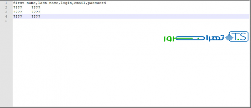 ایمپورت فایل اسامی کاربران در ادوب کانکت