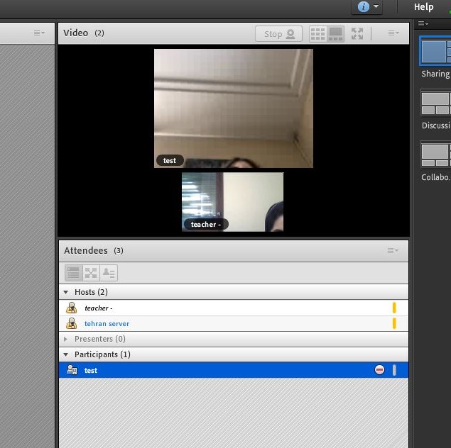 وبکم در کلاس مجازی ادوب کانکت