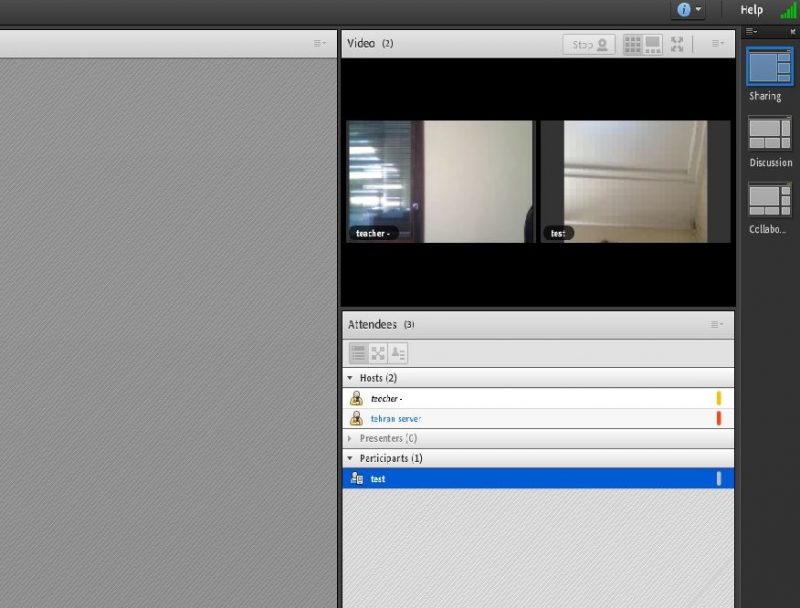 وبکم در کلاس مجازی ادوب کانکت