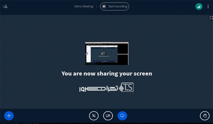 مشکل آیینه‌ای شدن اشتراک‌گذاری دسکتاپ در بیگ بلو باتن