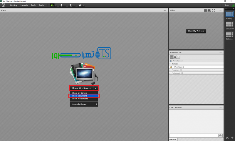 خطای no access در کلاس مجازی ادوب کانکت
