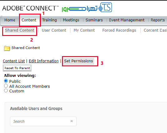 خطای no access در کلاس مجازی ادوب کانکت