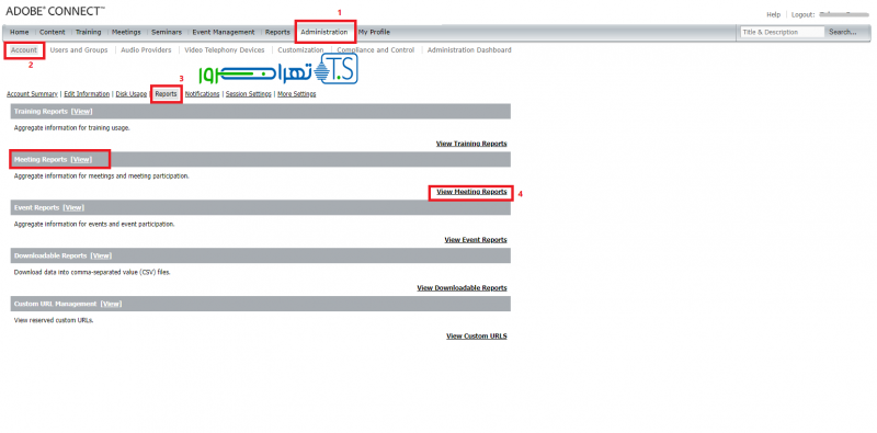 گزارشگیری در سرویس های اختصاصی ادوب کانکت