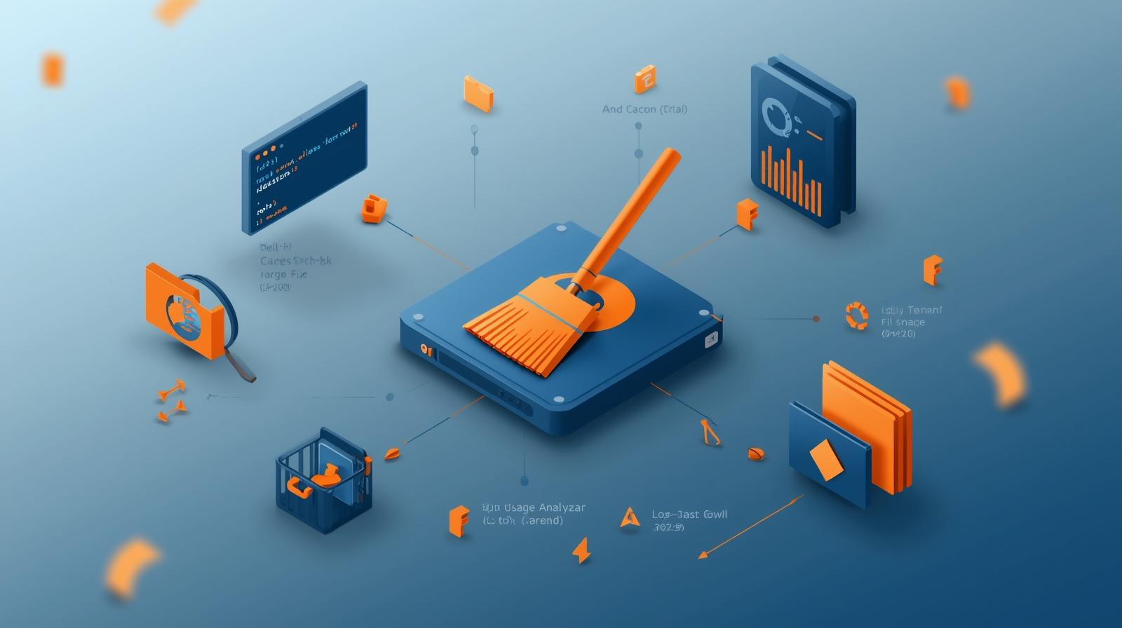 بررسی و پاکسازی فضای دیسک در لینوکس