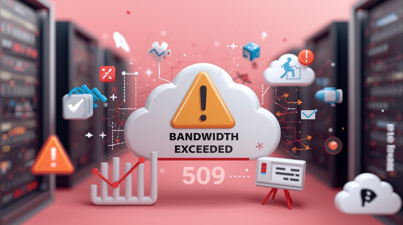 خطای ۵۰۹ سیپنل Bandwidth limit exceeded error