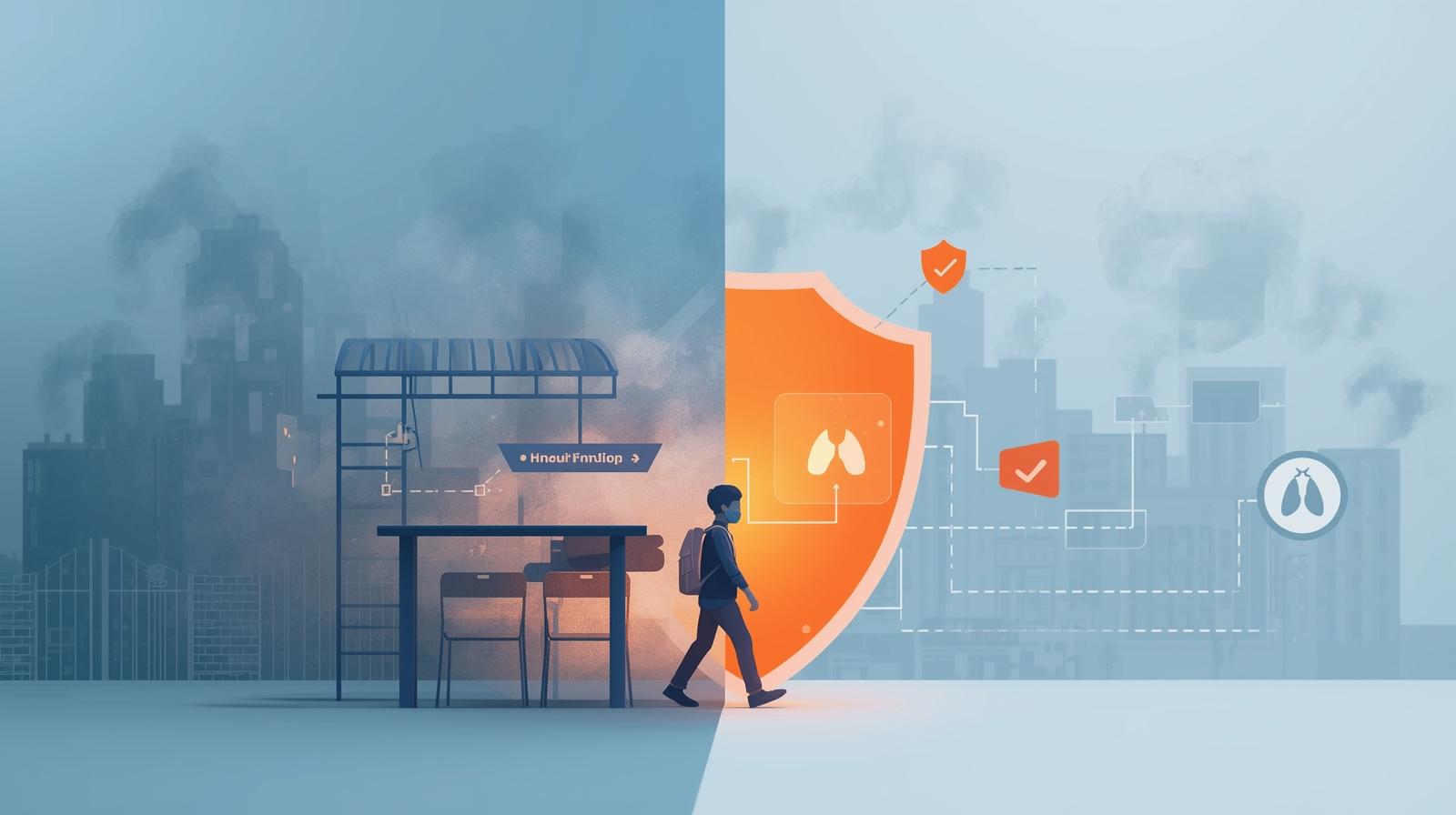 کلاس مجازی نجات بخش تحصیل در آلودگی هوا