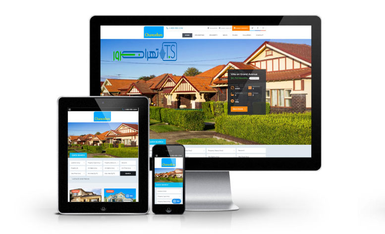 طراحی سایت املاک و مسکن