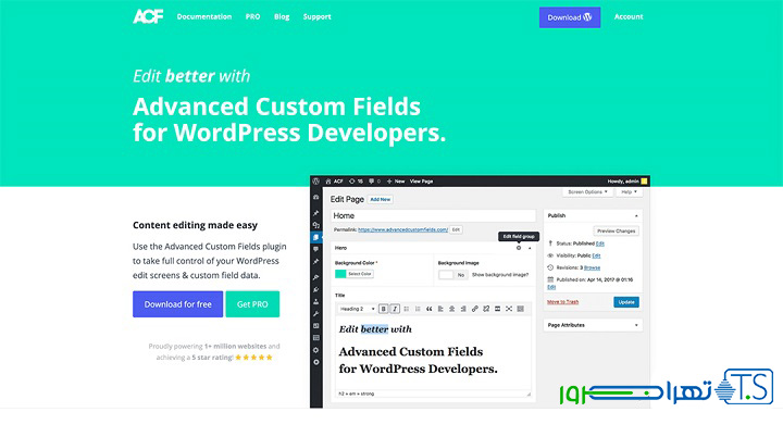 افزونه Advanced Custom Fields