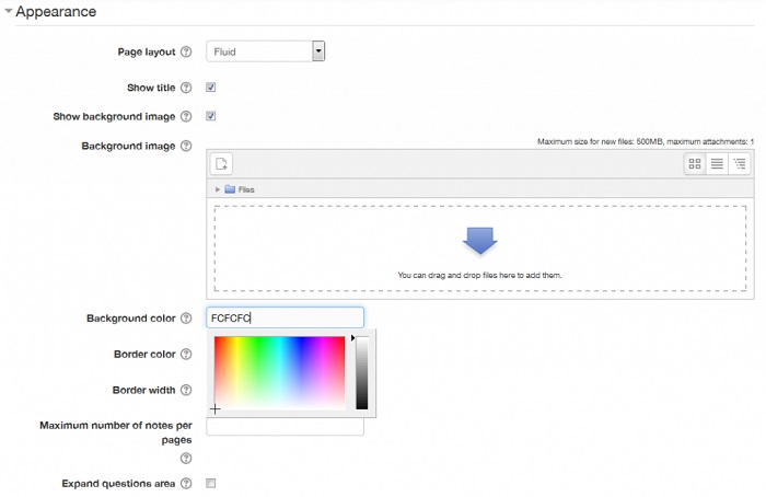 نمایی از افزونه مودل Content Pages