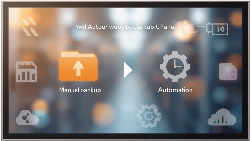 بکاپ گیری در سی پنل به صورت دستی و اتوماتیک