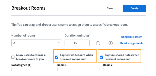 اتاق های Breakout جدید