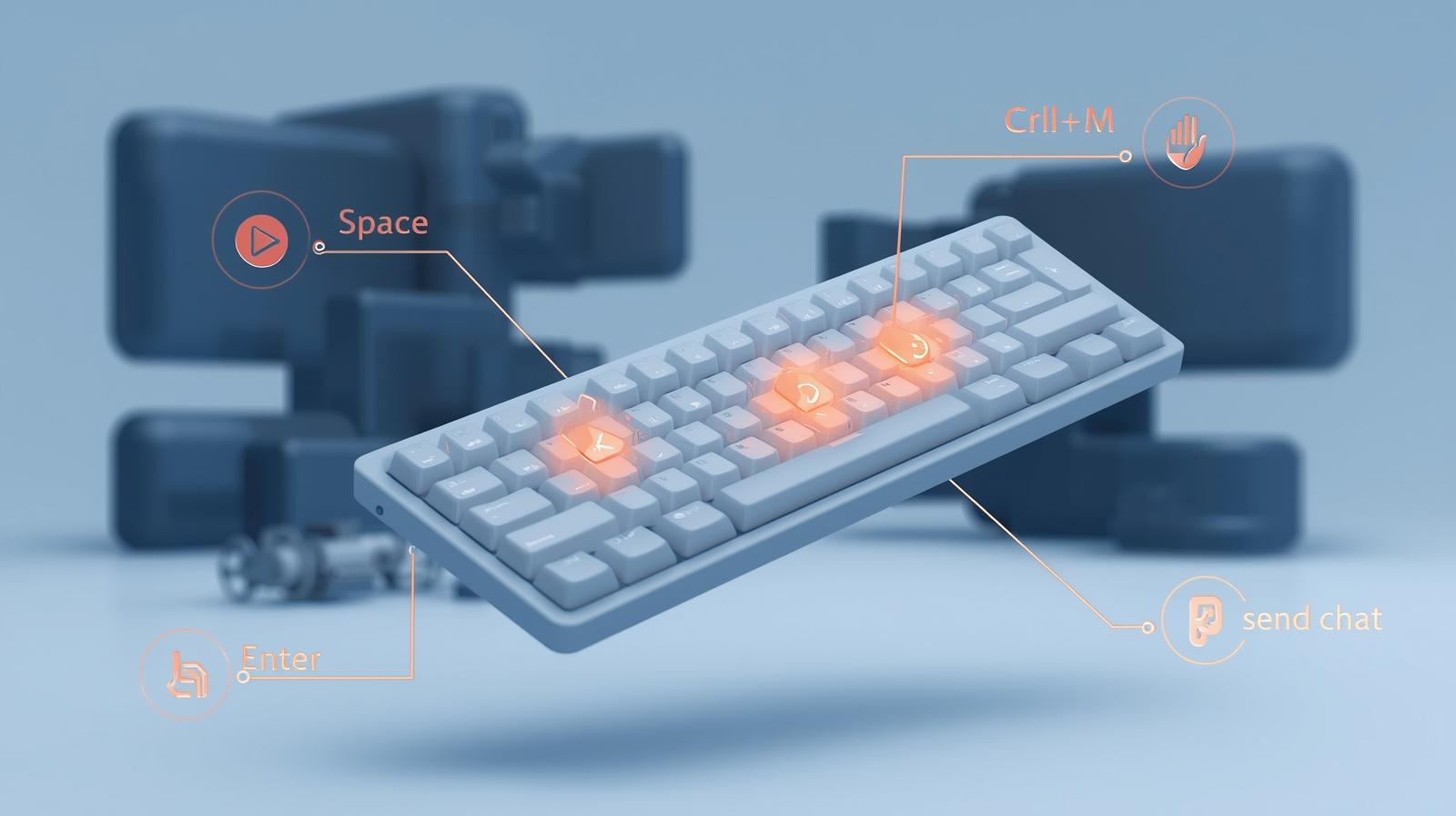 کلیدهای میانبر در Adobe Connect