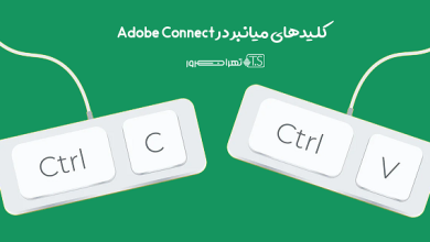 کلیدهای میانبر Adobe Connect