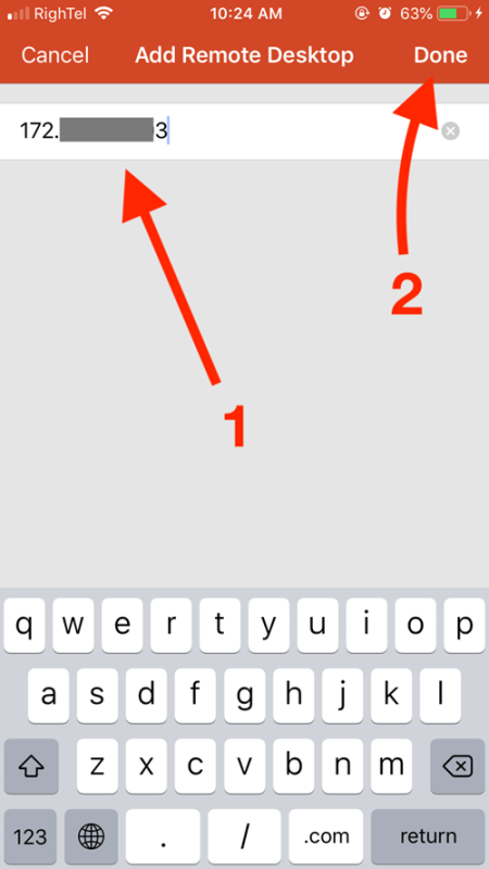 مرحله 3: جزئیات اتصال VPS خود را وارد کنید