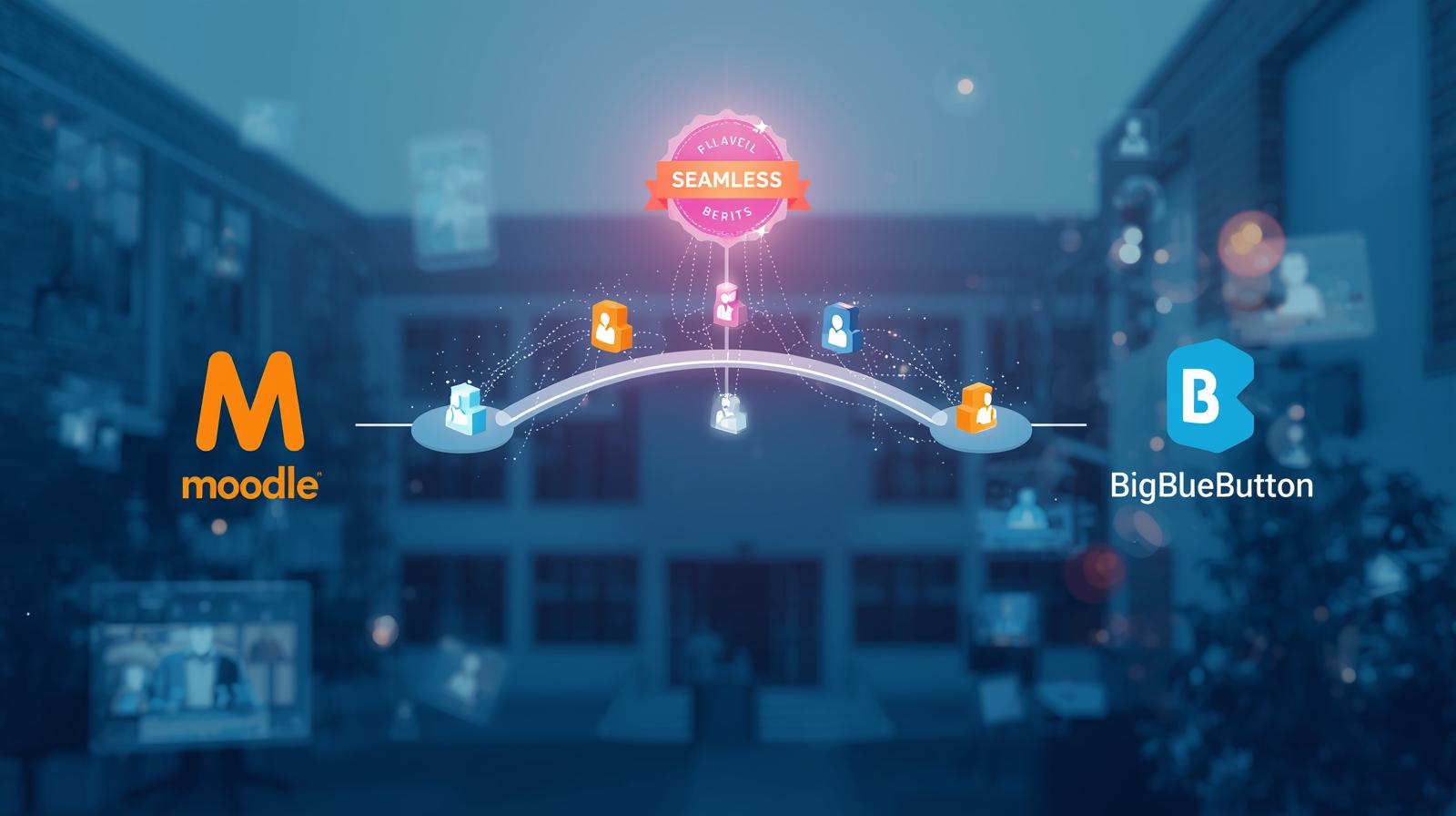 ساخت مدرسه آنلاین با اتصال بیگ بلو باتن به مودل