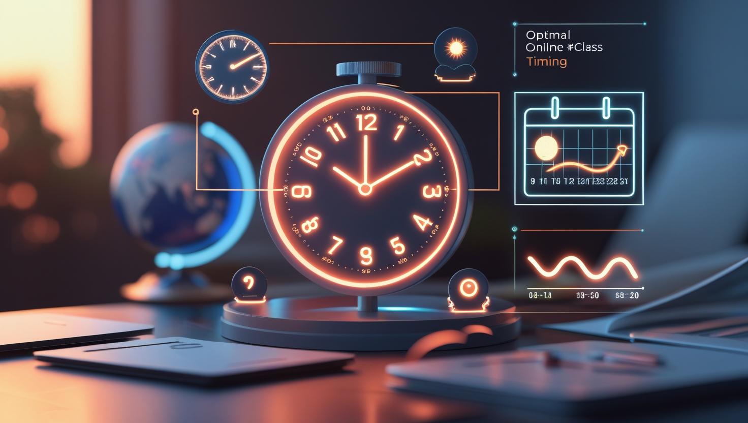 بهترین زمان برگزاری کلاس آنلاین