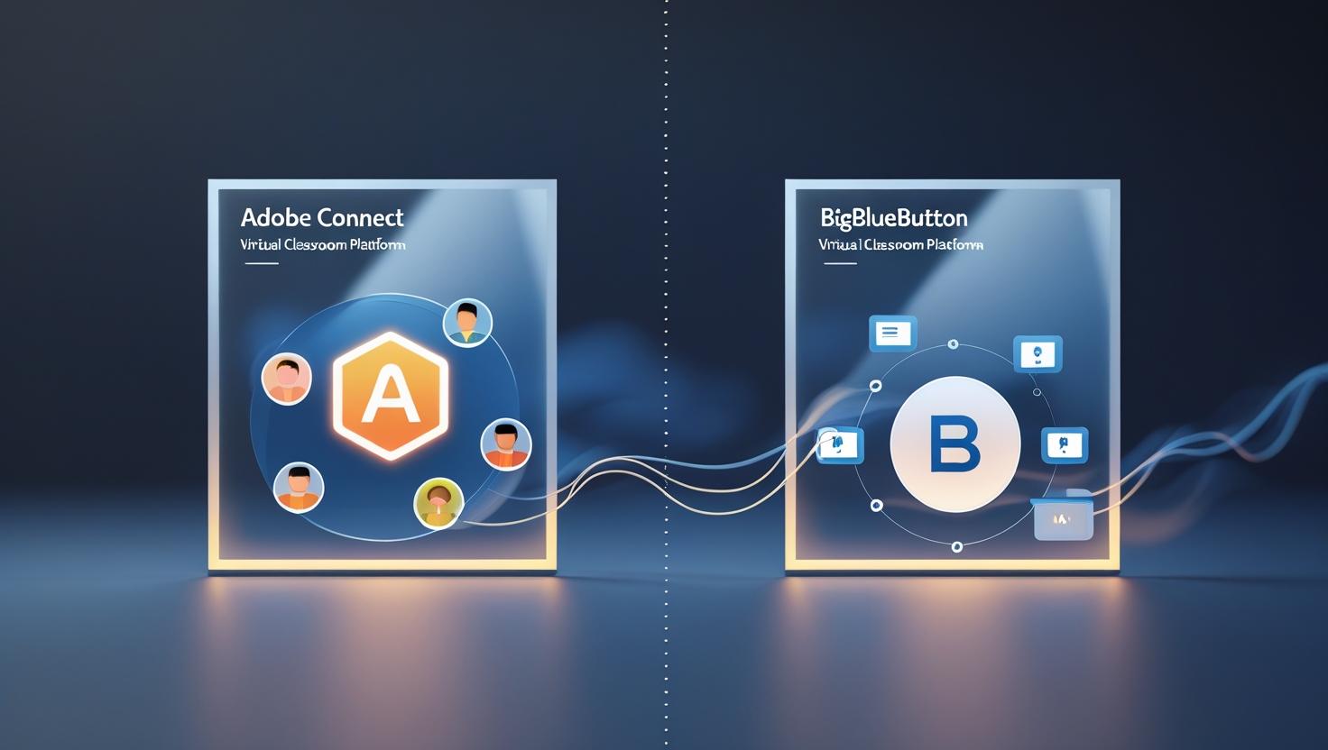 مقایسه ادوب کانکت و بیگ بلو باتن در برگزاری کلاس مجازی