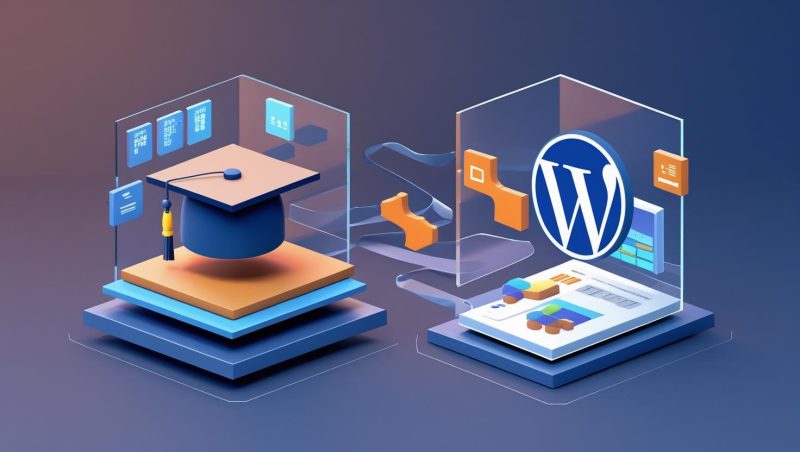 تفاوت ‌سایت بر پایه LMS با ‌سایت وردپرسی که افزونه LMS دارد