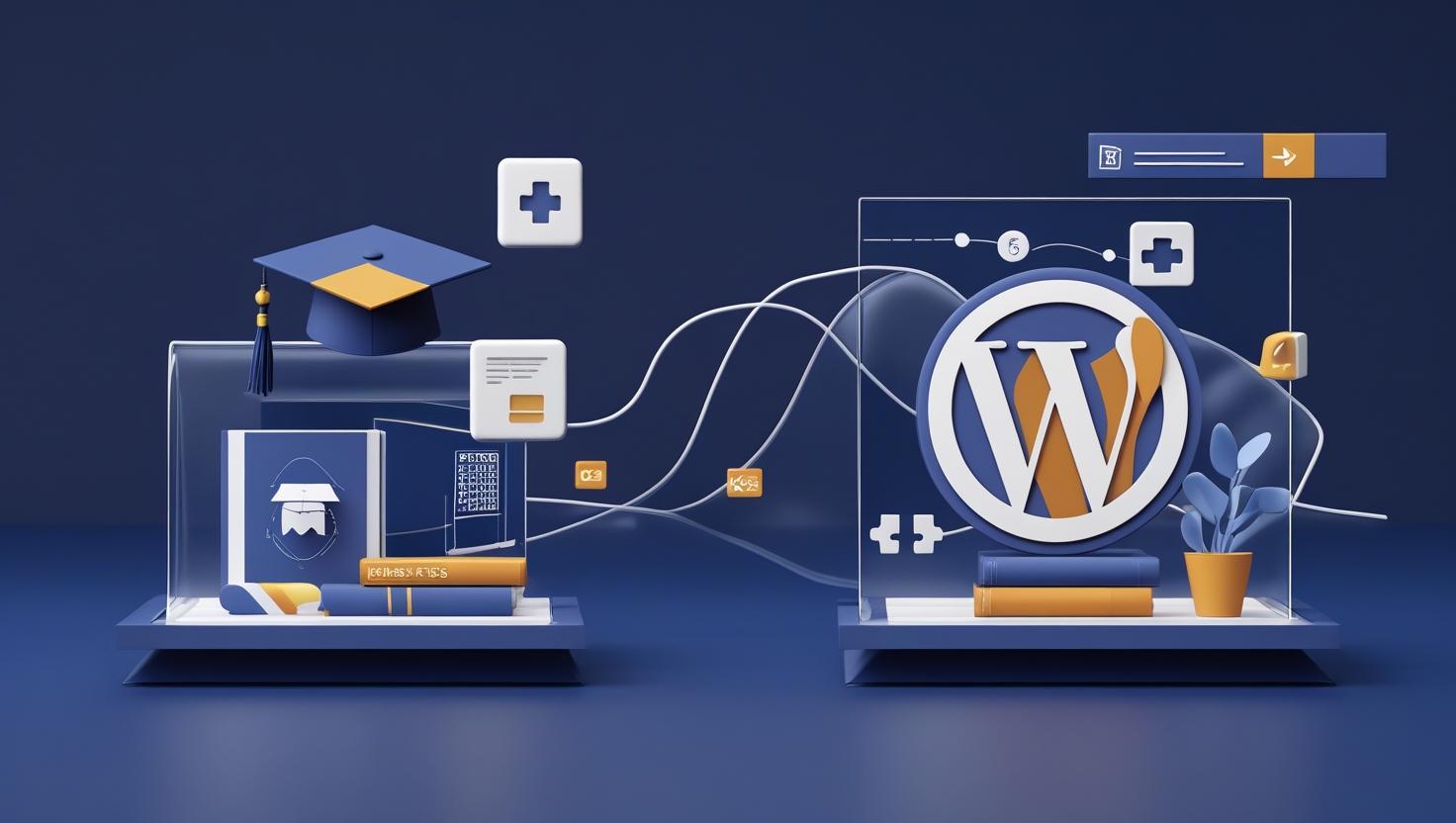 تفاوت ‌سایت بر پایه LMS با ‌سایت وردپرسی که افزونه LMS دارد